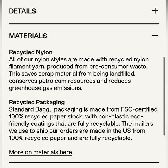 BAGGU Unisex Black Nylon Fanny Pack - Picture 14 of 15